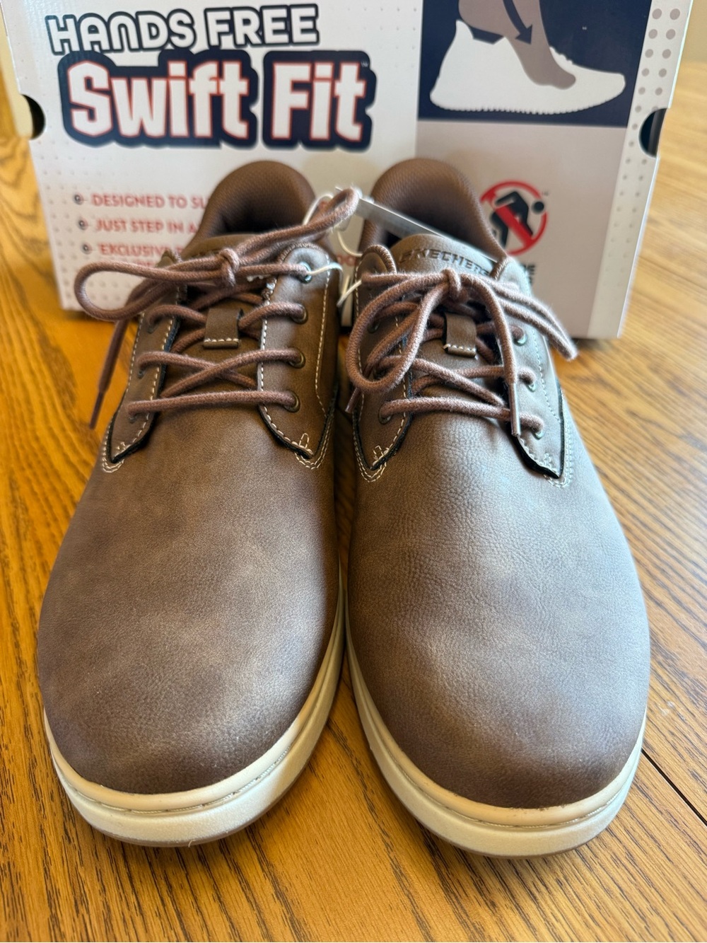 Skechers Swift Fit Men's Brown Casual Sneakers Size 11 - Picture 2 of 7